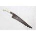 Antique Dagger Knife Old Hand Forged Steel Blade Chip Handle D982